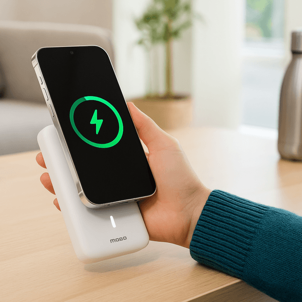 Power Bank Mobo Magsafe Grape 10,000 Mah 20w - Blanco